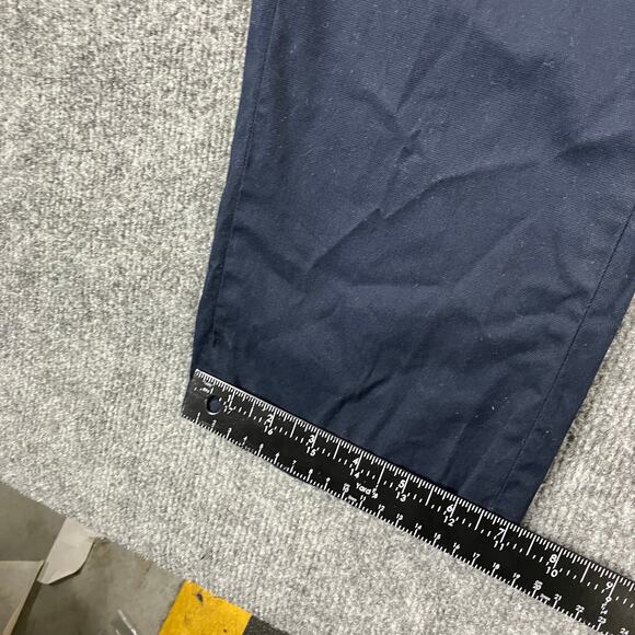 Corneliani Dress Pants Men's Size 52 Navy Slim Cotton Fit Formal Tailored Wash - Picture 6 of 12